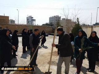 کاشت درخت به مناسبت هفته درختکاری و هفته منابع طبیعی