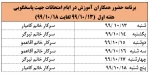 اطلاعیه های  مهم امتحانات نیمسال اول سال تحصیلی00-99 2