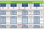 جدول زمانبندی ترمیم انتخاب واحد نیمسال اول سال تحصیلی 1403-1402 2